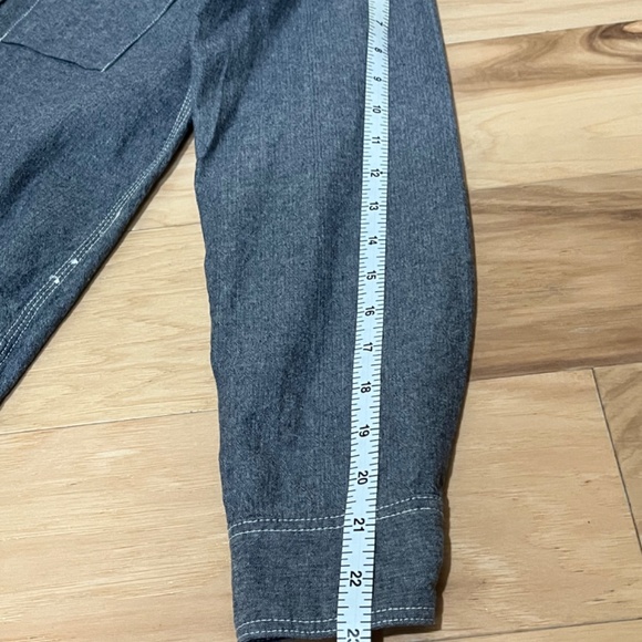 FWK Engineered Garments Dusty Blue Denim Shirt Size 1 - Picture 6 of 7
